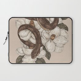 Snake and Magnolias Laptop Sleeve