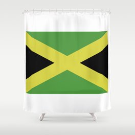Jamaican Flag Shower Curtains For Any, Jamaican Flag Shower Curtain