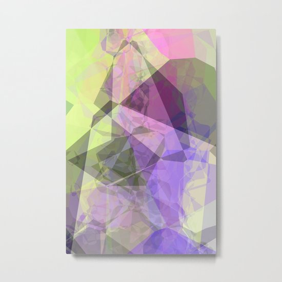 Polygon Metal Print