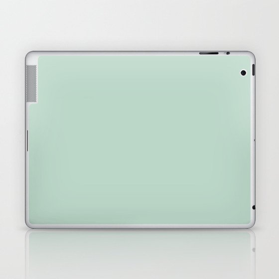Pistachio Cream Green Laptop & iPad Skin