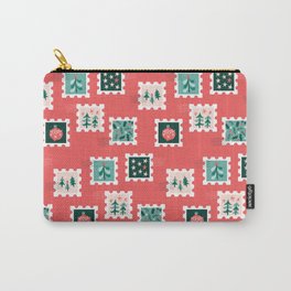 Holiday Stamps Carry-All Pouch