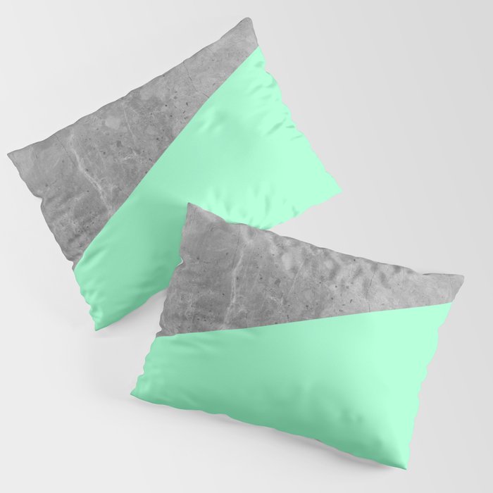 Geometry 101 Mint Meringue Pillow Sham