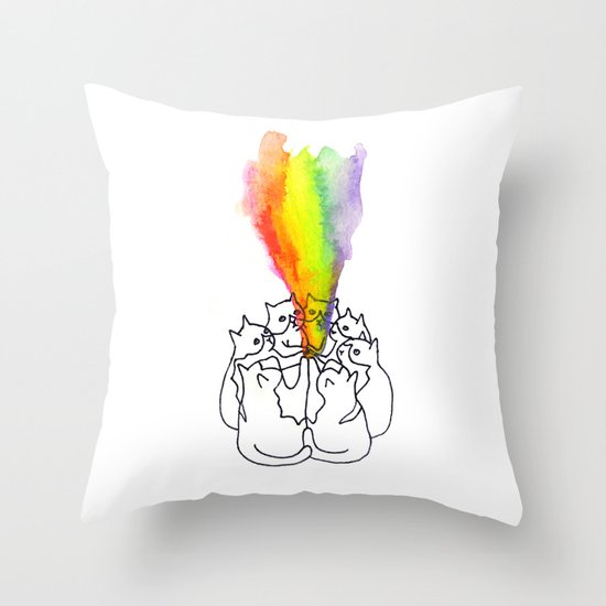 "We come together to fill the world with wonder!" Throw Pillow