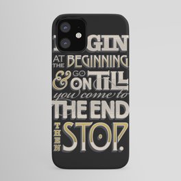 Begin at the Beginning iPhone Case