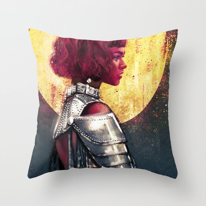 Joan of Arc Throw Pillow