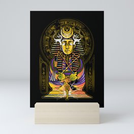 Pharaoh Egypt Illustration Mini Art Print