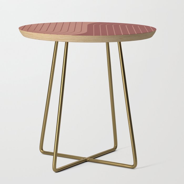 Two Tone Line Curvature LVIII Side Table