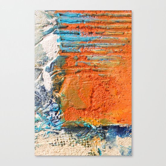 OPUS VARIAE I - Abstract mixed-media painting Canvas Print