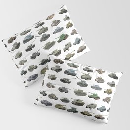 Various WW2 Tanks Pillow Sham