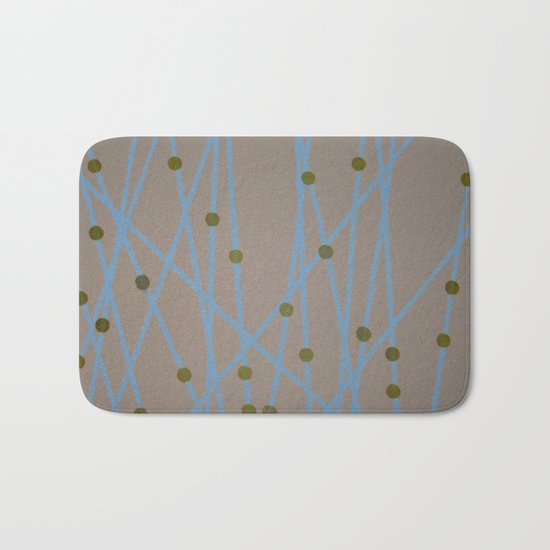 Screen Print design Bath Mat