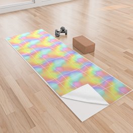 holographic.tie.dye Yoga Towel