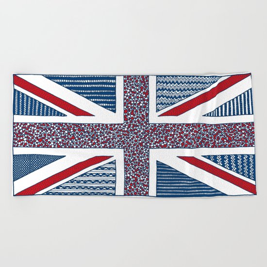 Lovely UK Beach Towel