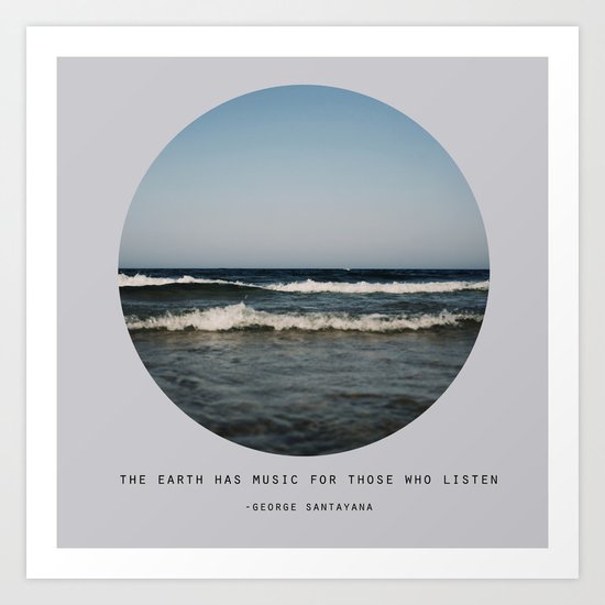 The Earth Has Music Art Print