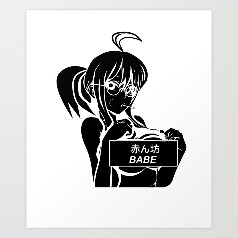 Kawaii Anime Manga Babe Sexy Cosplay Gifts Art Print By
