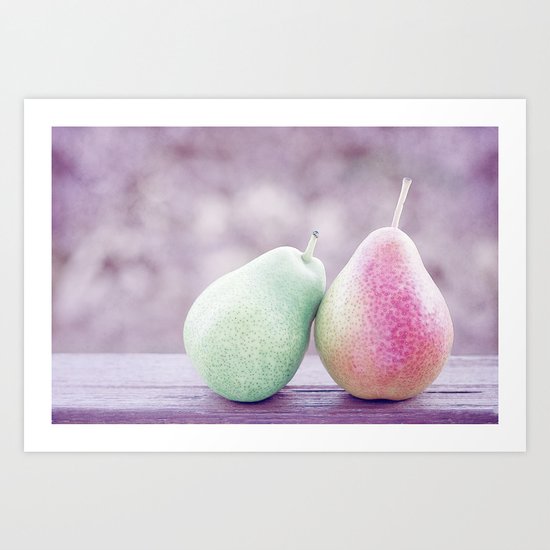 SUMMER PEARS Art Print