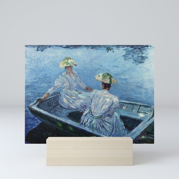 Claude Monet The Blue Row Boat 1887 Mini Art Print