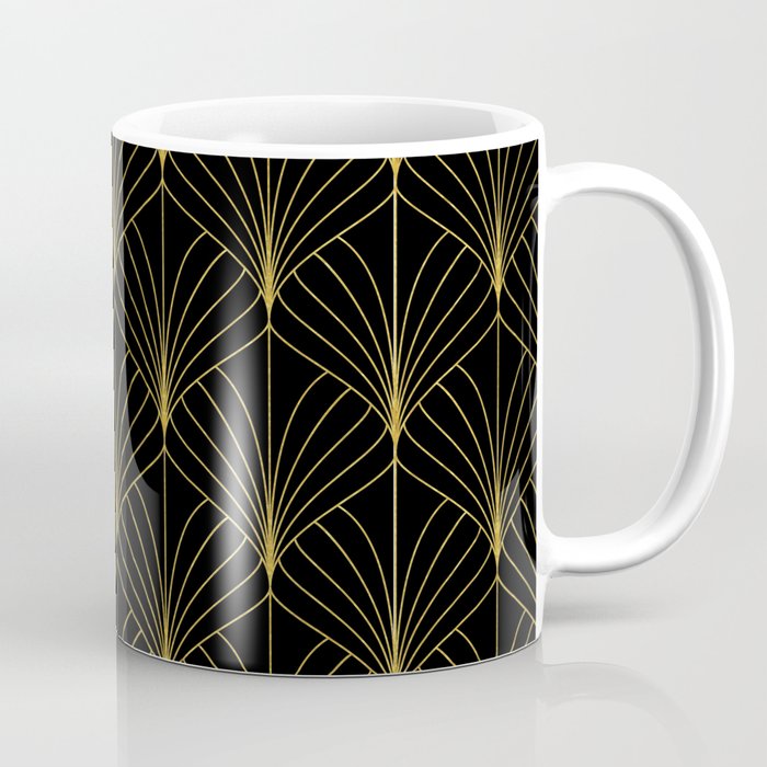 At The Piano Bar... Art Deco Gold Pattern Coffee Mug