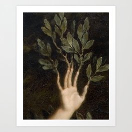René-Antoine Houasse - Apollo et Daphne (Hand Detail) Art Print