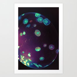 Jellyfish iPhone case Art Print