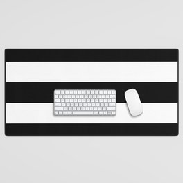 Big Stripes Black Desk Mat