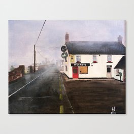 Foggy Day in Ballymurphy Canvas Print
