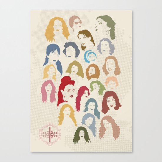 Arab Divas Canvas Print