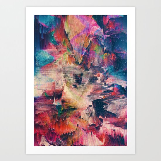 Glitch like that Art Print