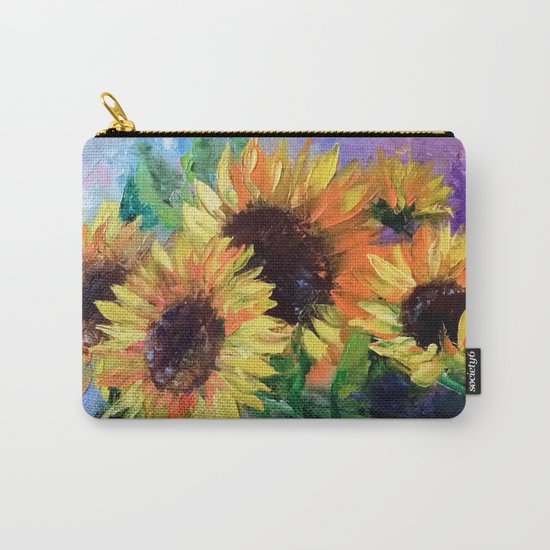 Sunflowers Carry-All Pouch
