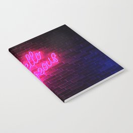 Hello Gorgeous - Neon Sign Notebook