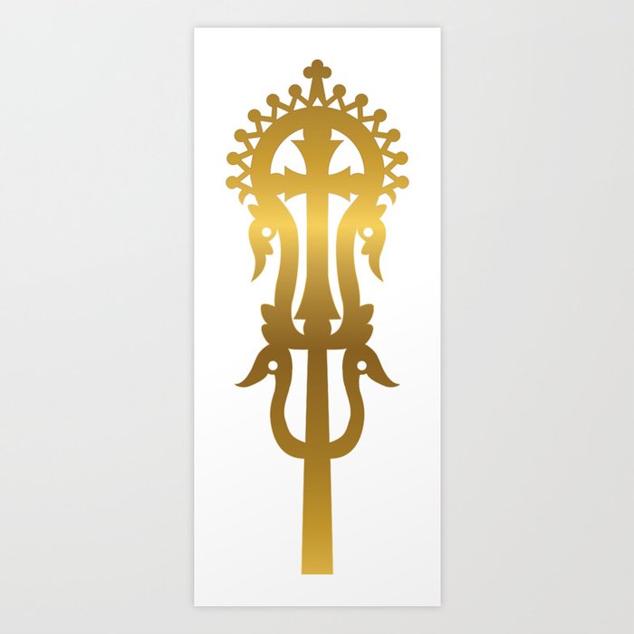 processional cross drawing