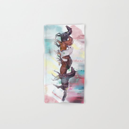 wild horse Hand & Bath Towel