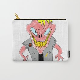 punks not red Carry-All Pouch | Beast, Anarchy, Character, Happy, Vest, Teehee, Tomatoe, Punk, Red, Drawing 