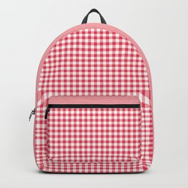 Vichy Rojo Backpack | Redprint, Red, Actual, Vichy, Redpattern, Checkeredprint, Squares, Fashion, Redandwhite, Checkeredpattern 