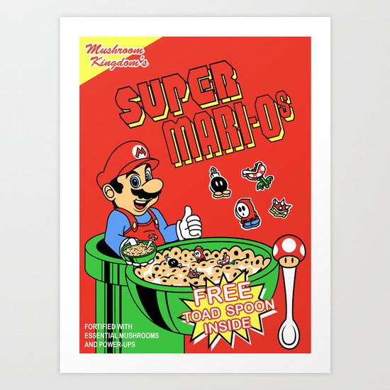 Super Mari-Os Art Print