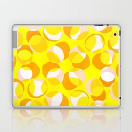 Modern Abstract Summer Reflection Yellow  Laptop Skin