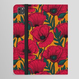 Red poppy garden    iPad Folio Case