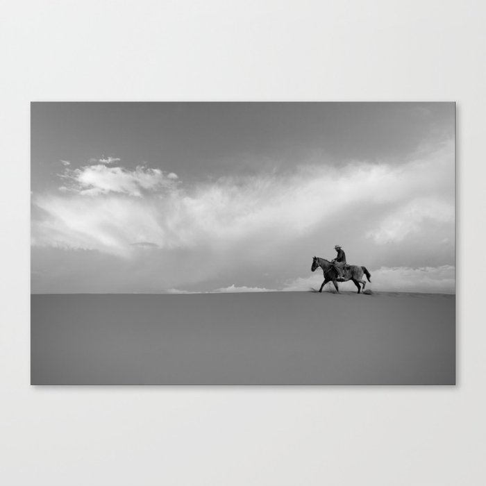 Horse on the Horizon Canvas Print
