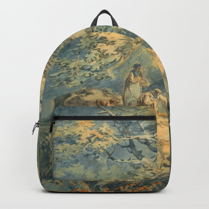 J M W Turner The Angler Backpack By Alexandra Arts Society6