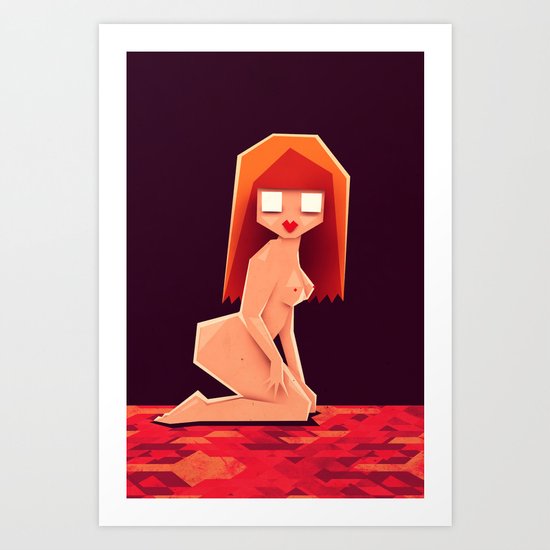 pin up 1 Art Print