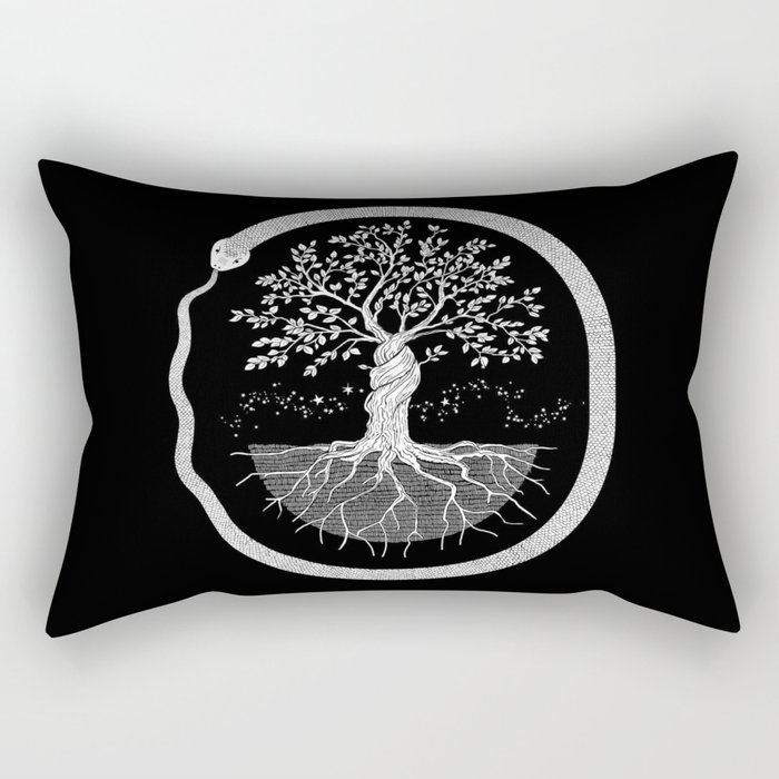 Ouroboros II Rectangular Pillow