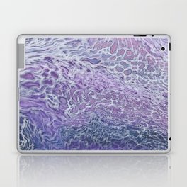 Lilac Acrylic Abstract Fluid Art Laptop Skin