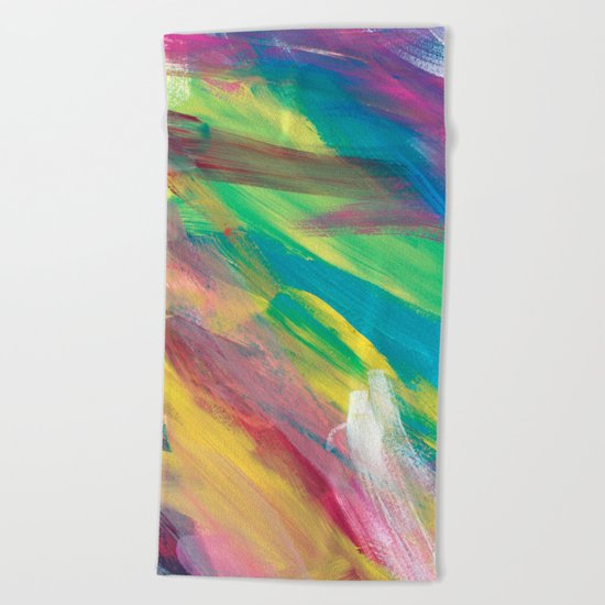 Abstract Artwork Colourful #2 Beach Towel