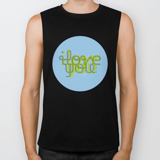 I love You 1 Biker Tank
