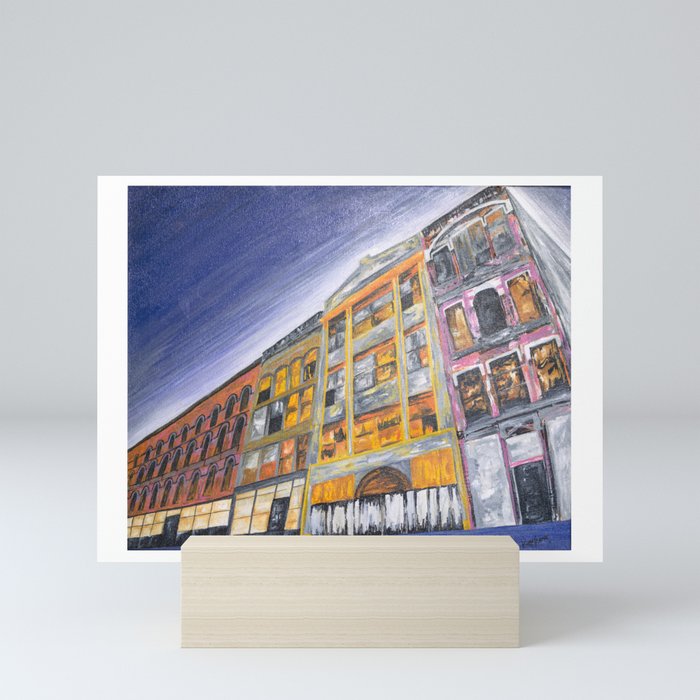 whisky row Mini Art Print