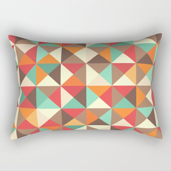 Triangle landscape Rectangular Pillow