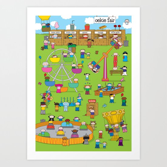 Oekie Fair Art Print