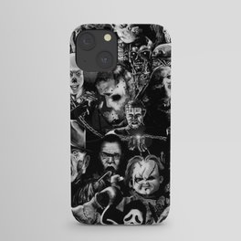 Horror Movie Collage  iPhone Case
