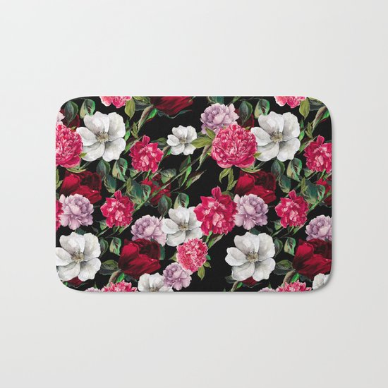 Exclusive Floral Pattern Bath Mat