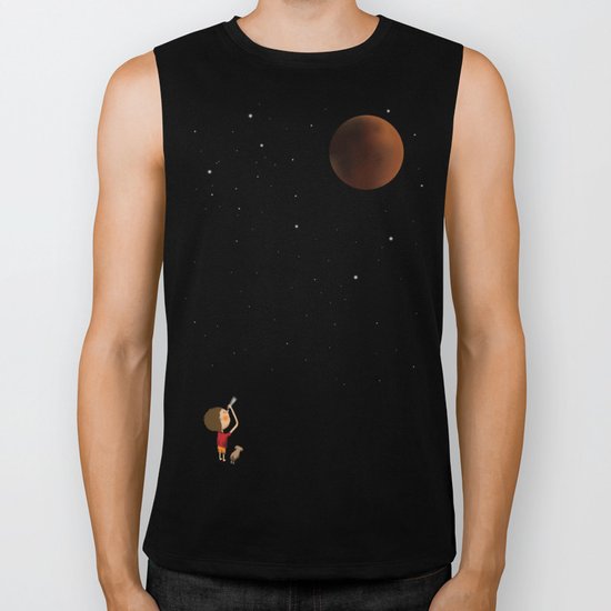 The Red Moon Biker Tank