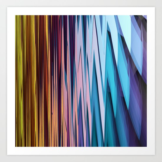 Water and Earth tones in an Abstract Art Print